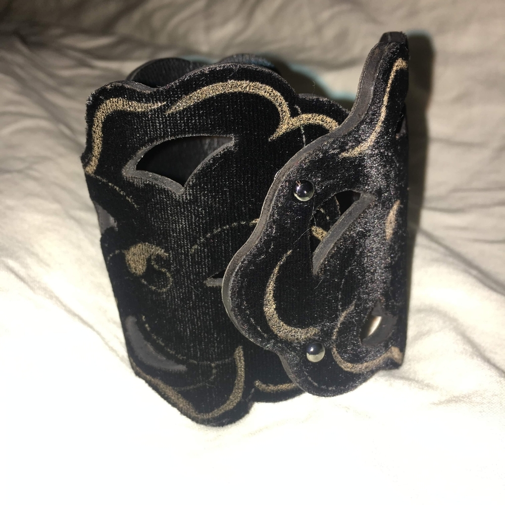 Armani bracelet,  velvet